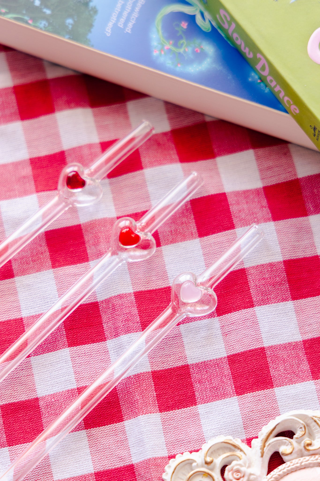 Heart Set straws
