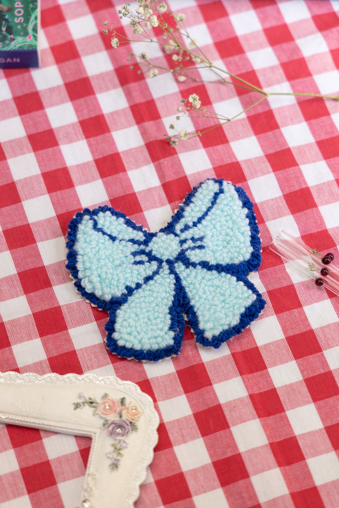 Blue Bow Coaster
