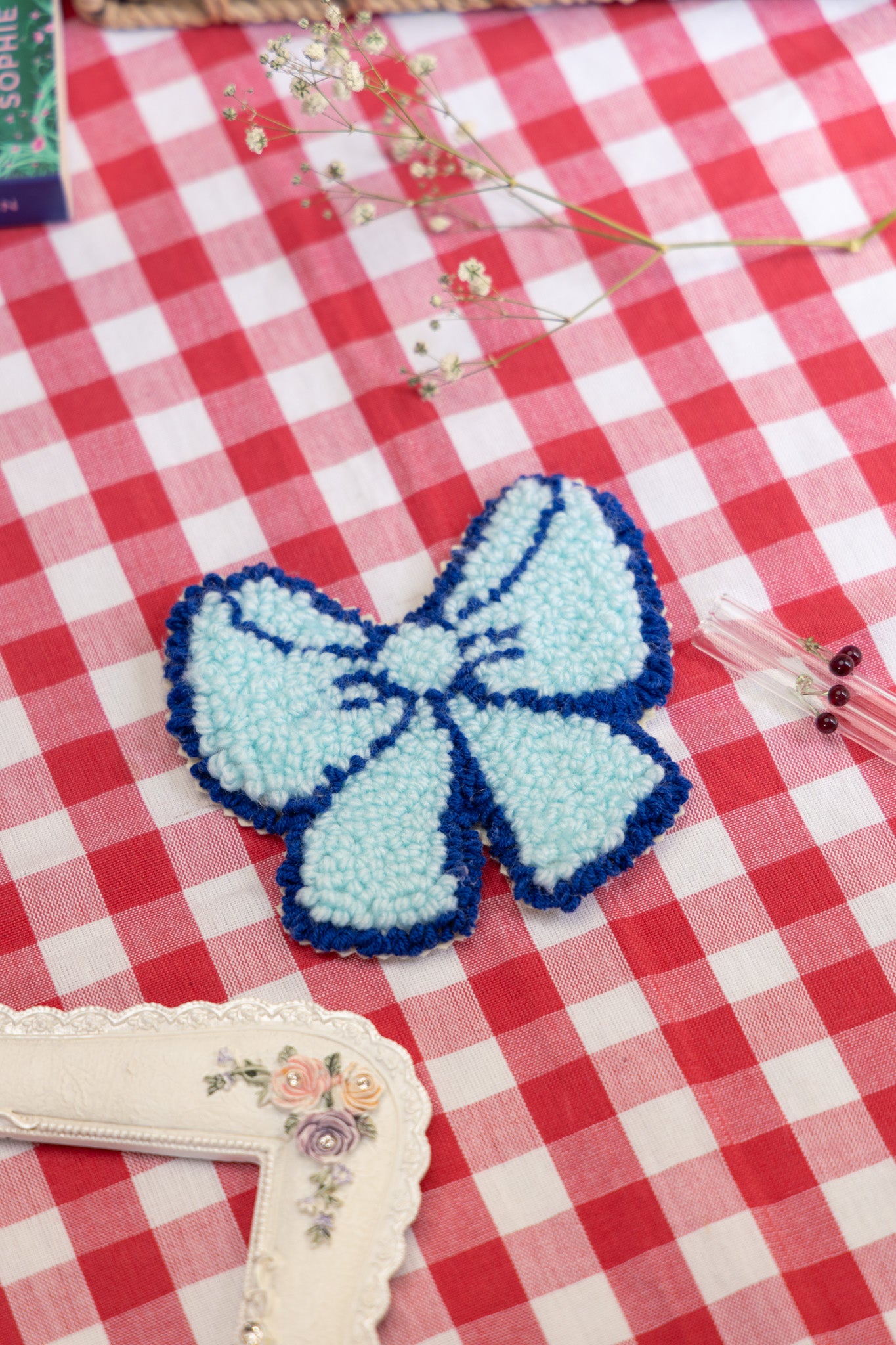 Blue Bow Coaster
