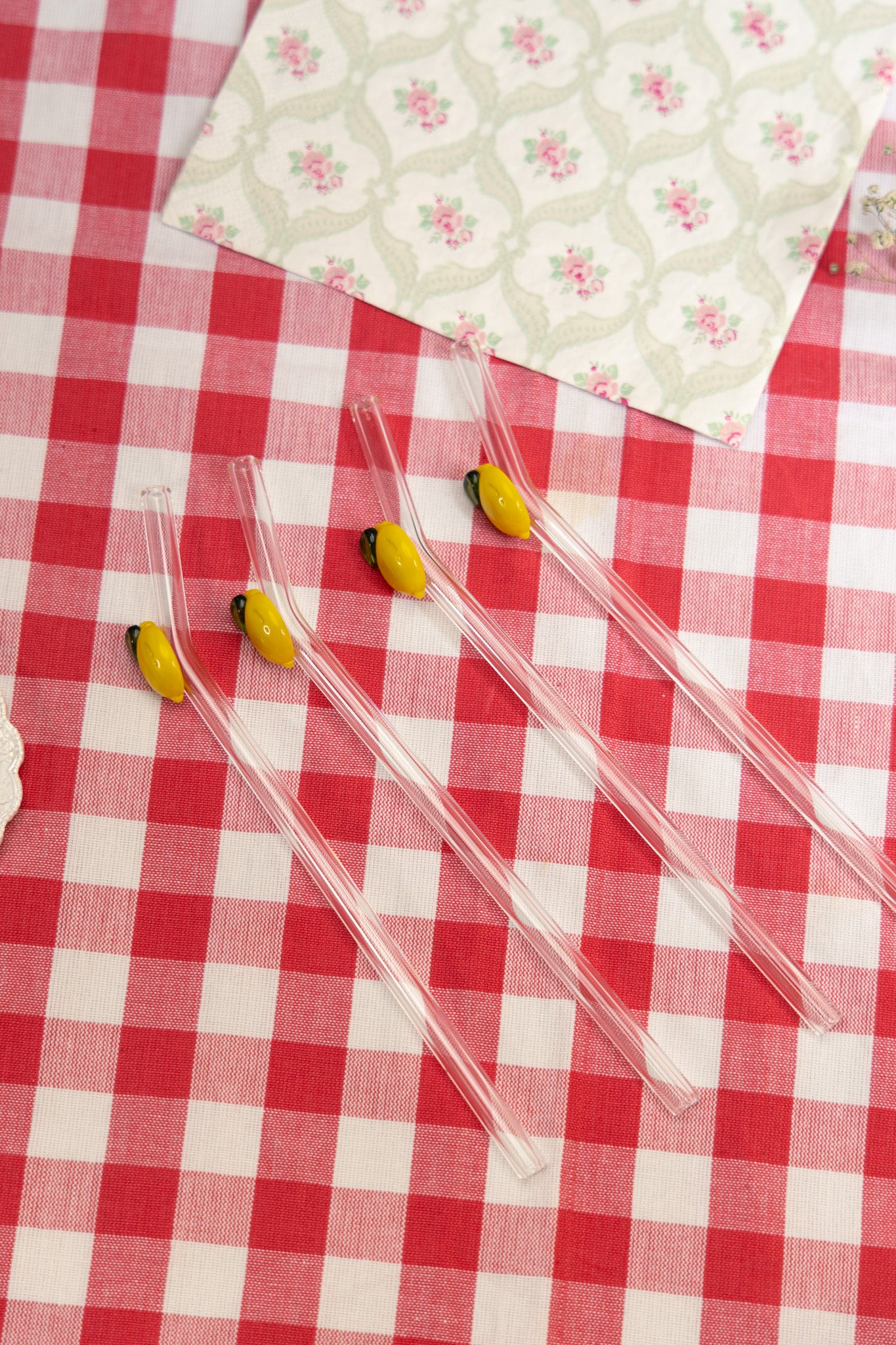 Lemon Straws Set