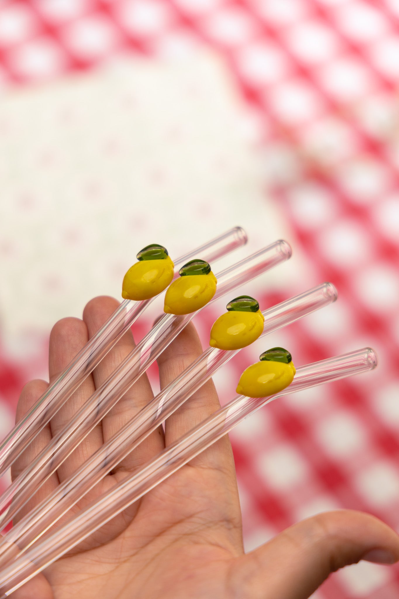 Lemon Straws Set