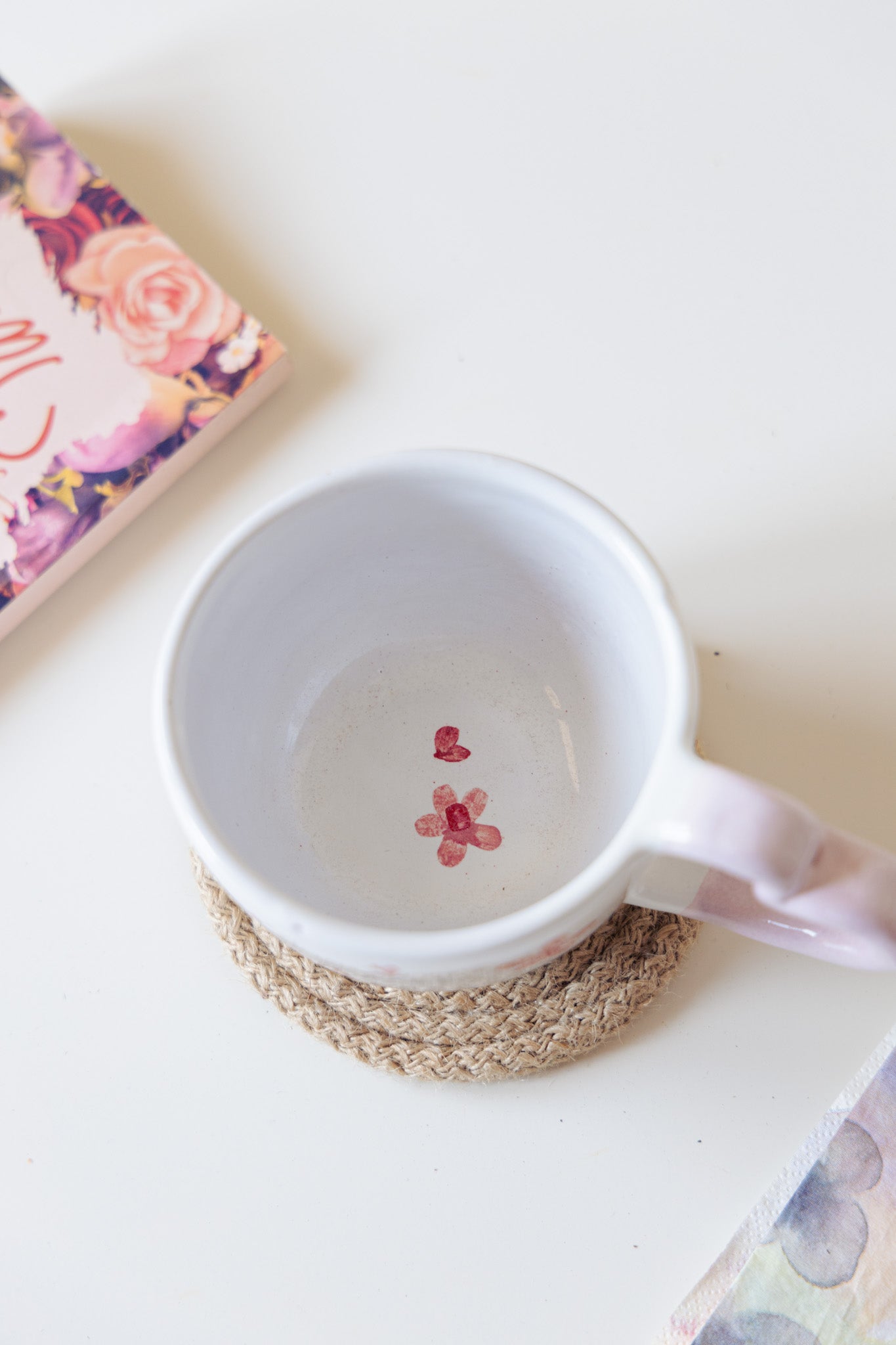 Pink Heart Cup