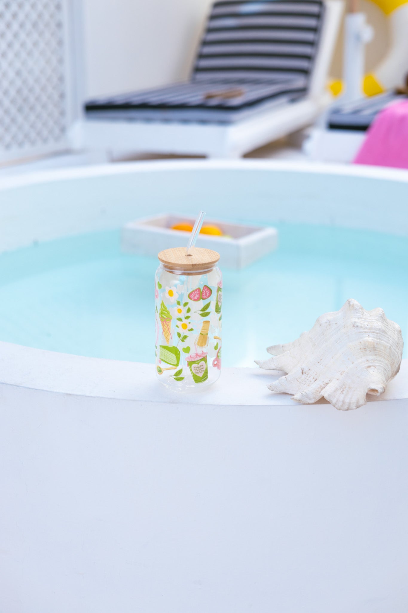 matcha ice cup