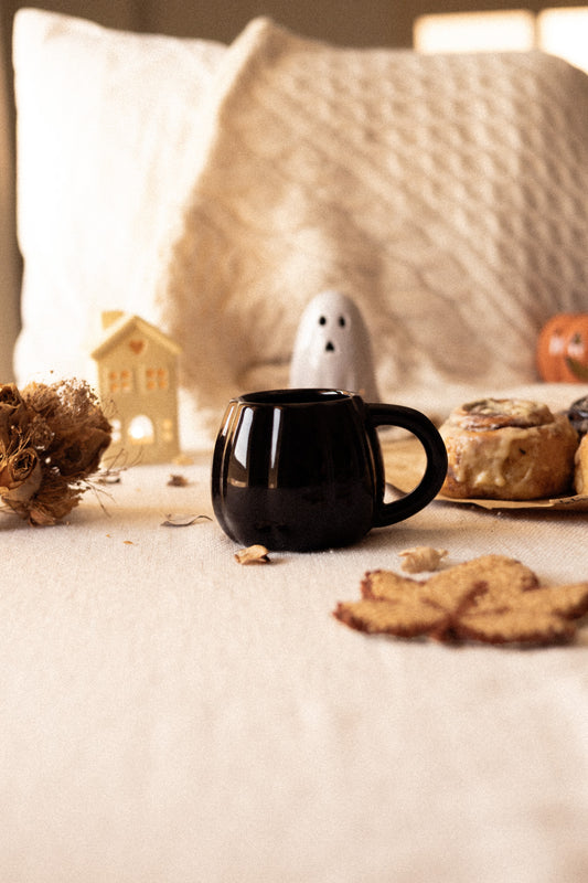 Black Pumpkin Mug