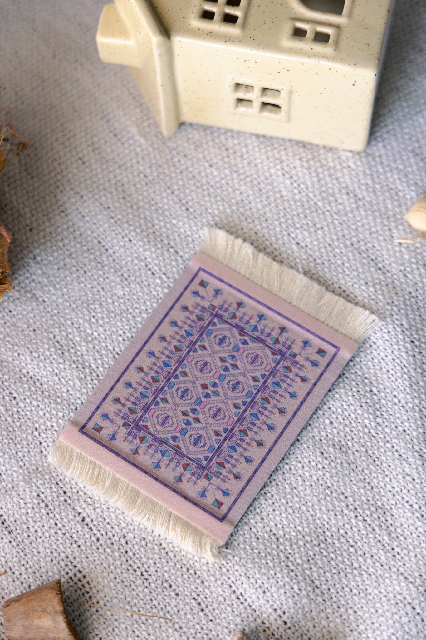 Purple Arabic Coaster