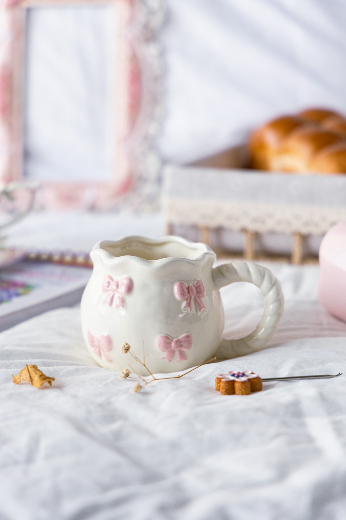 Pink Bow Mug