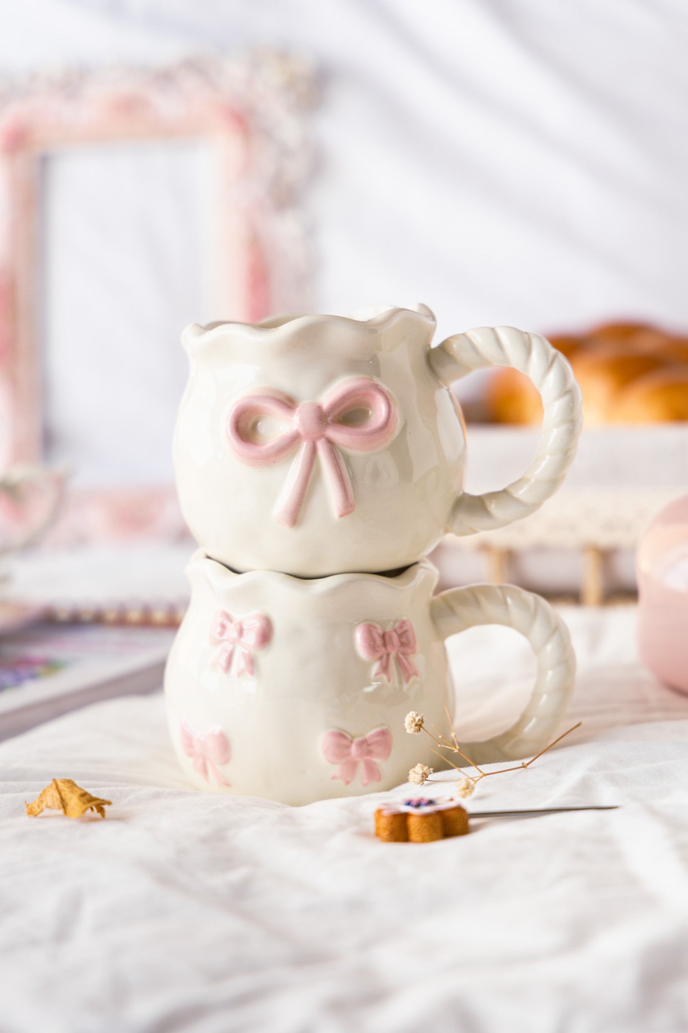 Pink Bow Mug